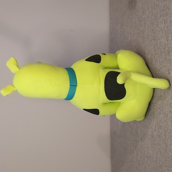 Scooby-Doo 12" Neon Fluorescent Green Stuffed Plush Animal Toy Factory Stuffie - Picture 3 of 9